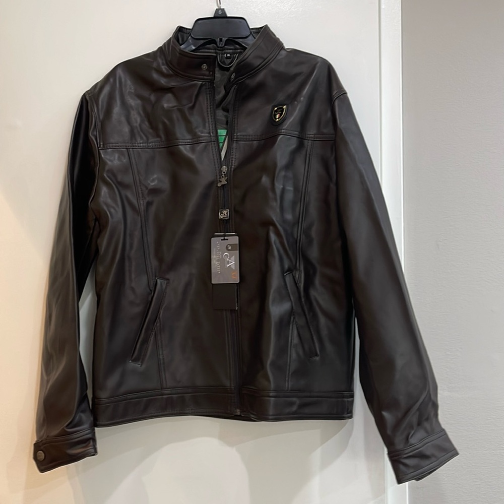 Luxury Faux Leather Jacket Made in Italy
XL see pictures for measurements